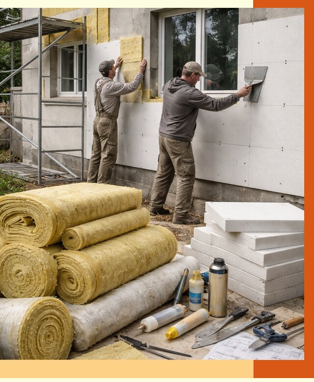 Утепление домов в Когалыме под ключ от 4342 руб/м2 | Профессионально — ТепломастерКгл