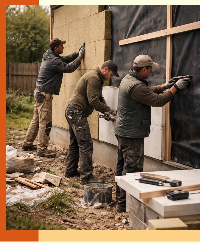 Утепление дачного дома под ключ в Когалыме