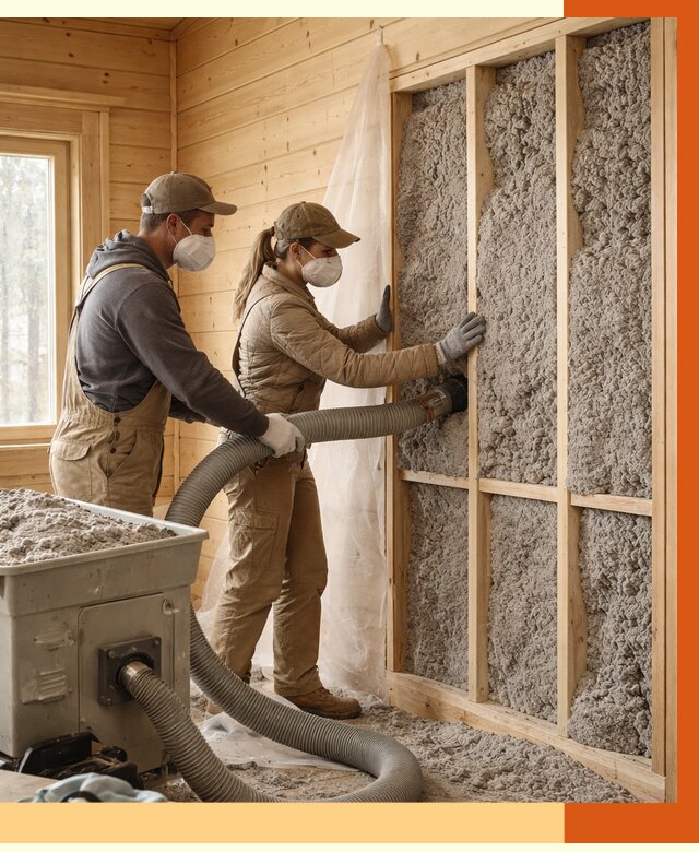 Утепление дачного дома эковатой в Когалыме от 1499 руб./м2 — комплексно, ТепломастерКгл