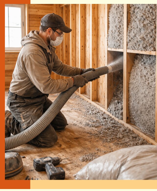 Утепление дачного дома эковатой в Когалыме — быстро и надёжно