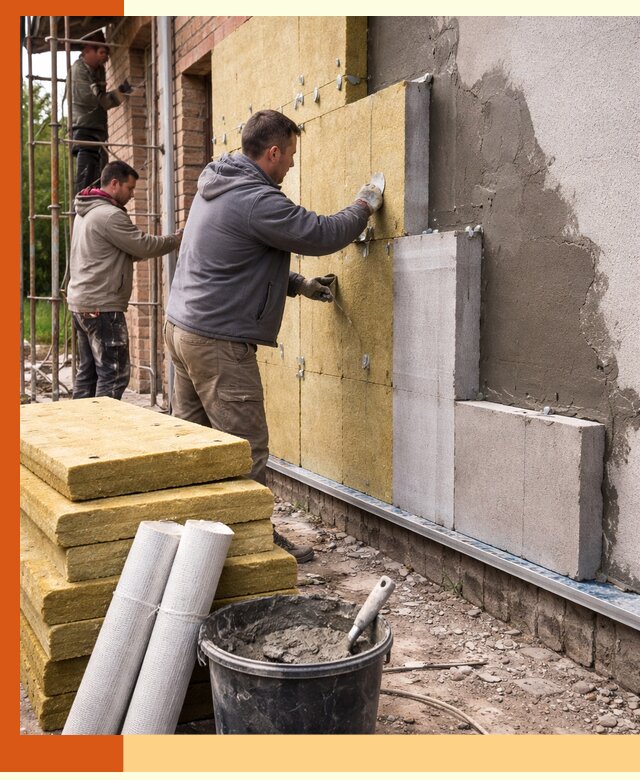 Утепление кирпичного дома под ключ в Когалыме