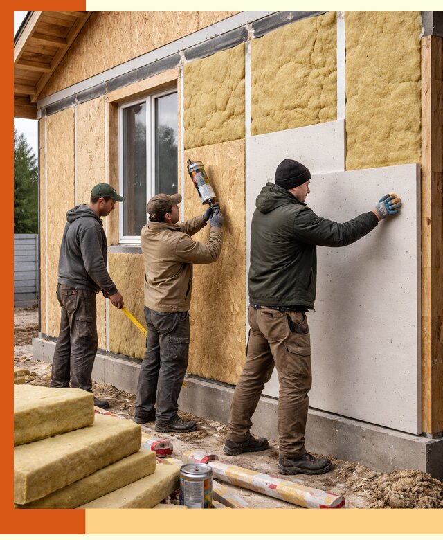 Профессиональное утепление дома из SIP-панелей в Когалыме