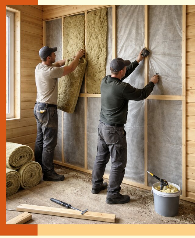 Утепление дома из минибруса в Когалыме: комплексные теплоизоляционные работы