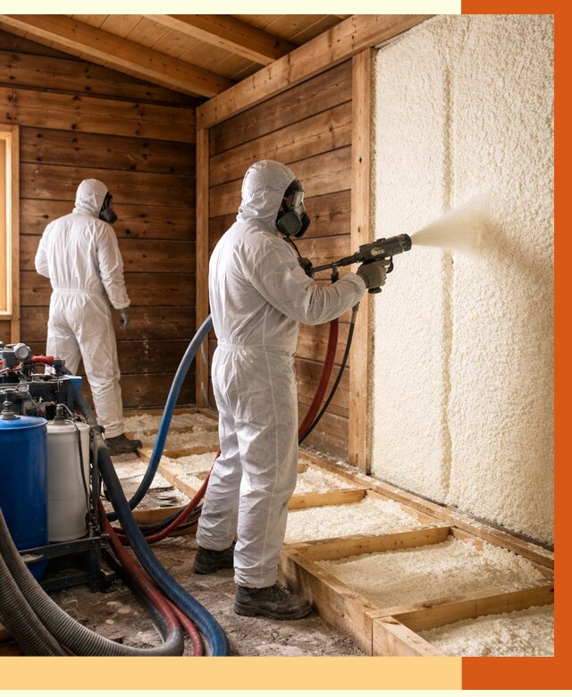 Утепление бани ппу в Когалыме под ключ от 4342 руб./м2 | ТепломастерКгл - напыление и монтаж ппу