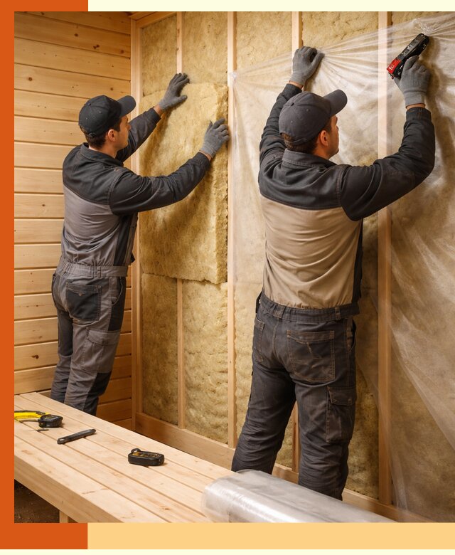 Профессиональное утепление сауны в Когалыме с гарантиями качества