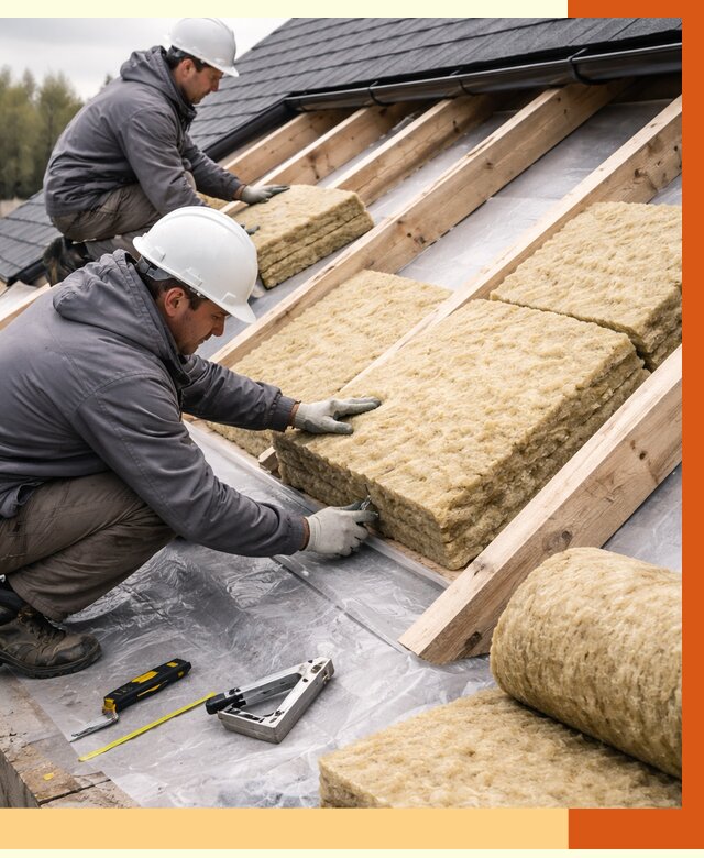 Утепление крыши в Когалыме от 1913 руб./м2 — комплексное утепление кровли | ТепломастерКгл