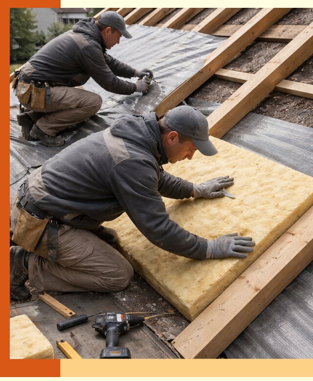 Профессиональное утепление крыши в Когалыме качественно и надежно