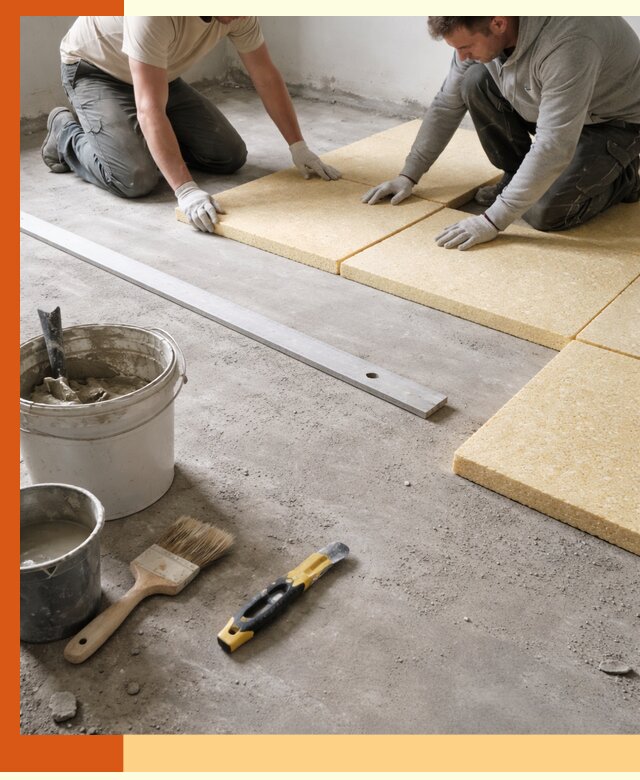 Утепление бетонного пола в Когалыме профессионально и недорого