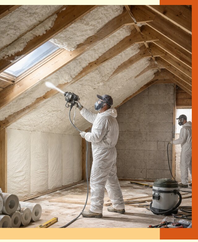 Утепление мансарды ППУ в Когалыме от 2843 руб./м² — заказать под ключ | ТепломастерКгл