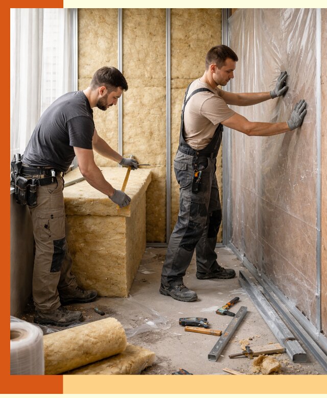 Профессиональное утепление лоджии в Когалыме эффективно и надежно