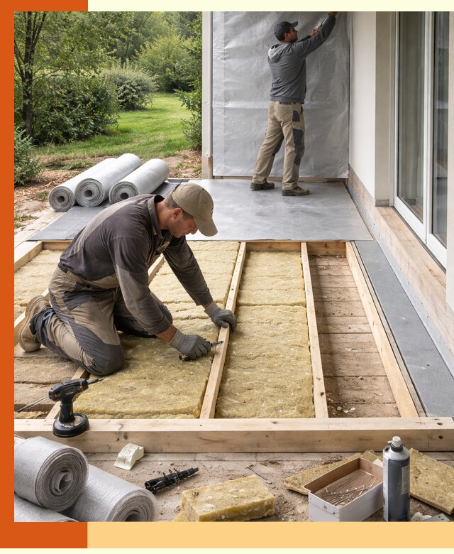 Утепление террасы в Когалыме — тепло и защита круглогодично