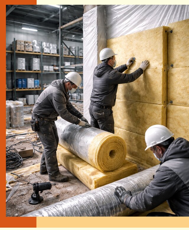 Утепление склада химсырья в Когалыме: безопасная и эффективная изоляция