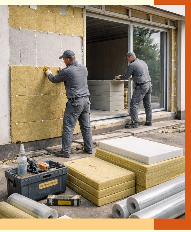 Утепление торгового павильона в Когалыме от 14990 руб./м² под ключ | ТепломастерКгл