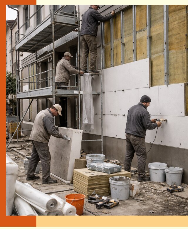 Утепление гостиницы под ключ в Когалыме с гарантией качества