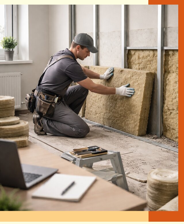 Утепление офиса в Когалыме от 4652 руб/м2 — комплексное утепление офиса под ключ | ТепломастерКгл