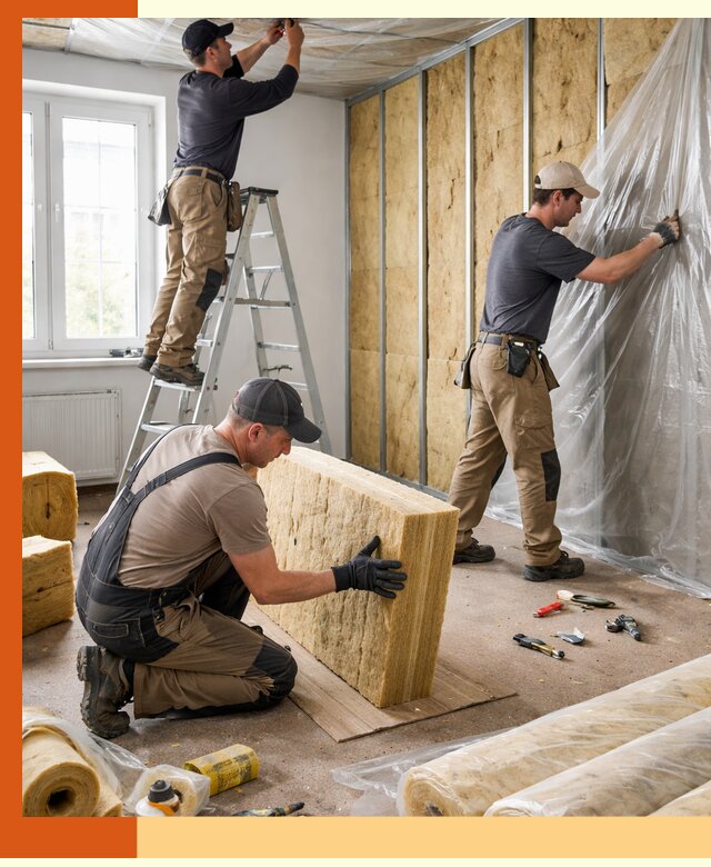 Утепление офисных помещений под ключ в Когалыме