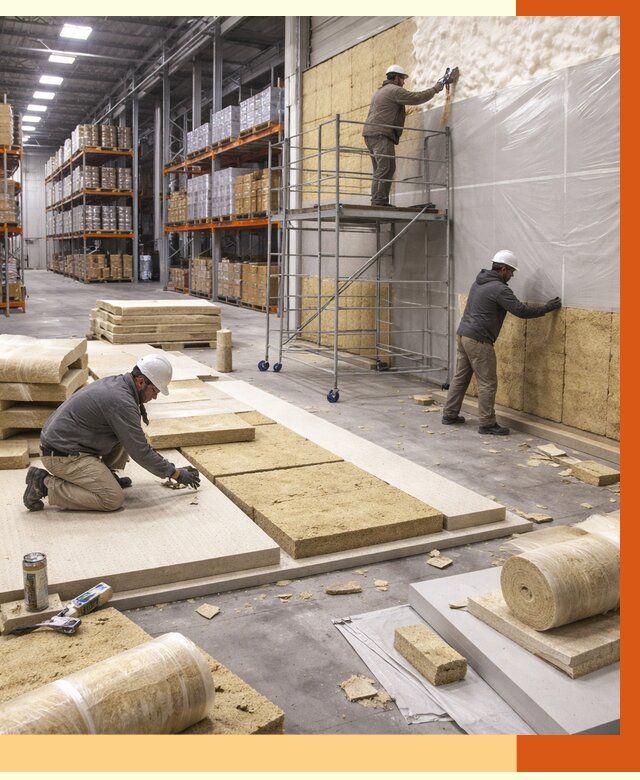 Утепление складского терминала в Когалыме от 7754 руб./м² под ключ | ТепломастерКгл