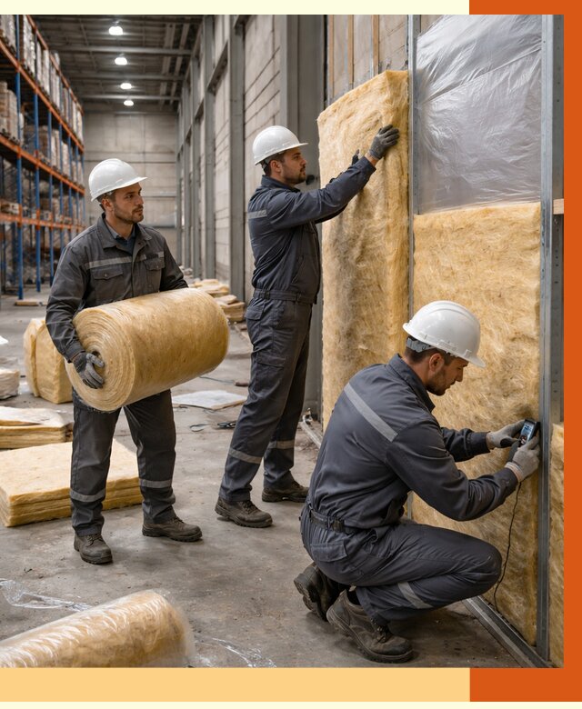 Утепление логистического центра в Когалыме от 4652 руб/м² под ключ | ТепломастерКгл