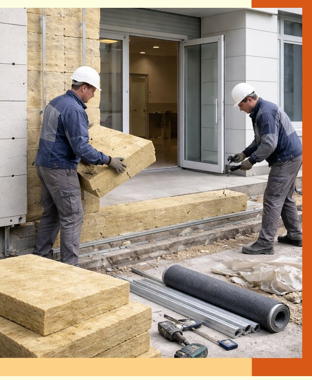 Утепление медицинского центра в Когалыме под ключ от 12923 руб./м² | ТепломастерКгл