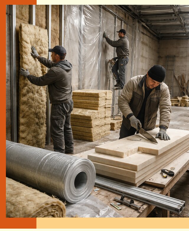 Утепление торгового склада в Когалыме с энергоэффективными решениями