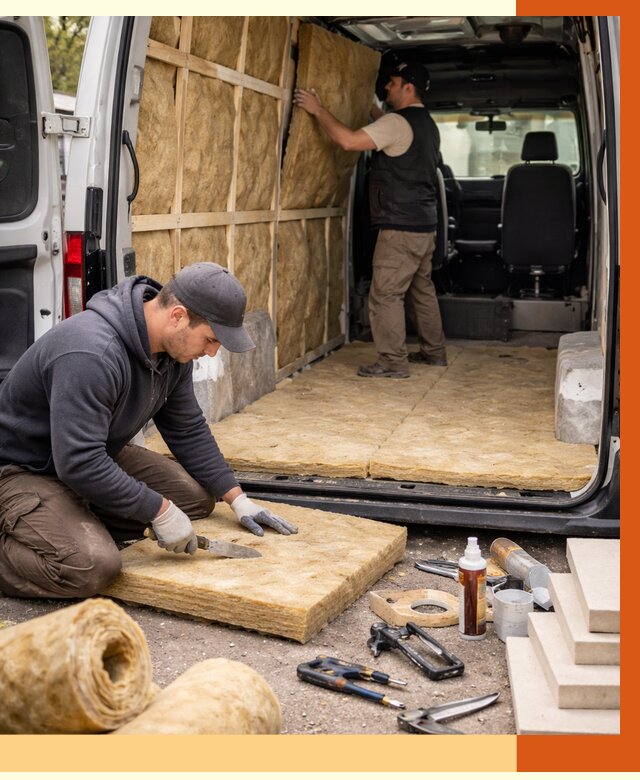 Утепление кемпера в Когалыме под ключ от 12406 руб. — профессионально | ТепломастерКгл