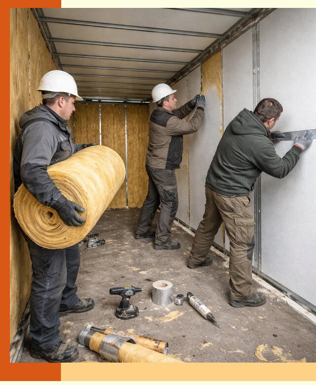 Утепление рефрижераторного контейнера в Когалыме профессионально и надежно