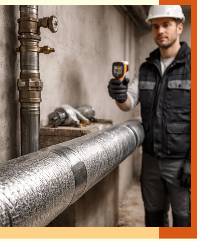 Утепление труб водоснабжения в Когалыме от 8787 руб. за м² — услуги ТепломастерКгл