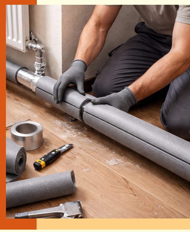 Утепление труб отопления в Когалыме: теплоизоляция и защита сети