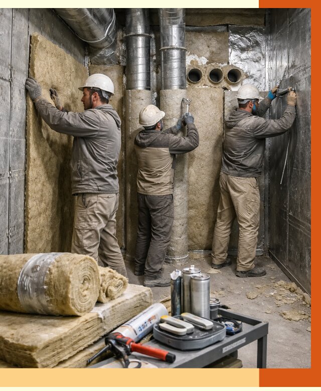 Утепление венткамеры в Когалыме под ключ от 1499 руб. — профессионально | ТепломастерКгл