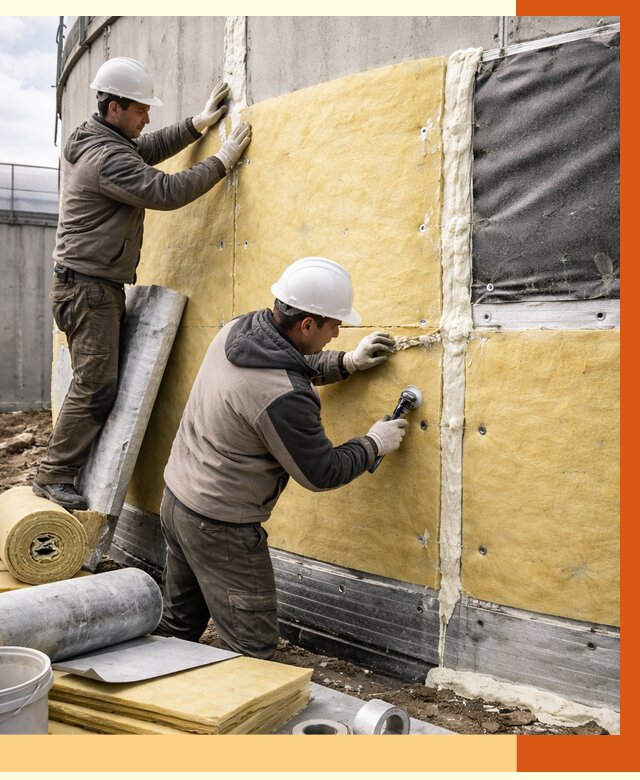 Утепление резервуара в Когалыме от 28430 руб/м2 — монтаж ППУ и комплекс под ключ | ТепломастерКгл