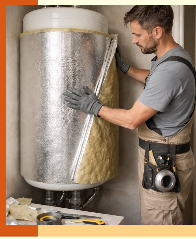 Утепление бойлера в Когалыме для снижения теплопотерь и экономии энергии