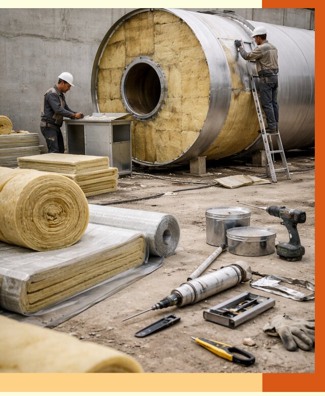 Утепление резервуара с топливом в Когалыме от 28430 руб. под ключ | ТепломастерКгл