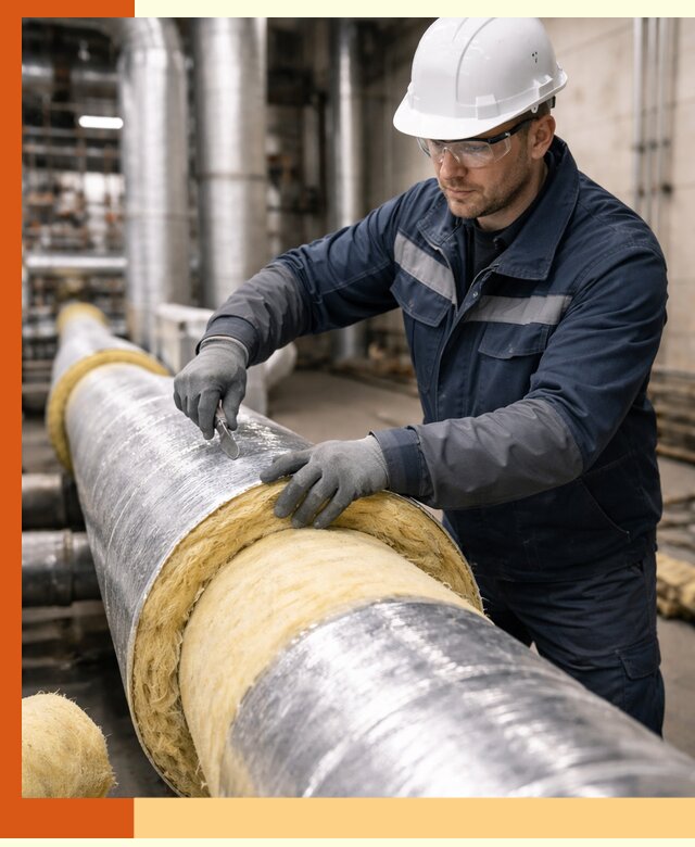 Утепление технологического оборудования и заводских установок в Когалыме