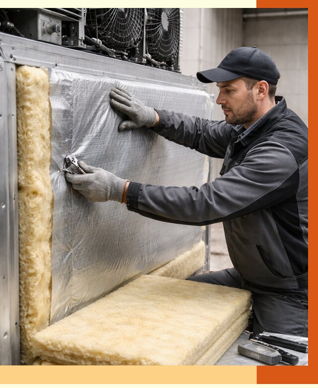 Утепление холодильного агрегата в Когалыме от 8787 руб. под ключ | ТепломастерКгл