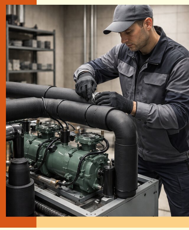 Утепление холодильного агрегата и теплоизоляция в Когалыме