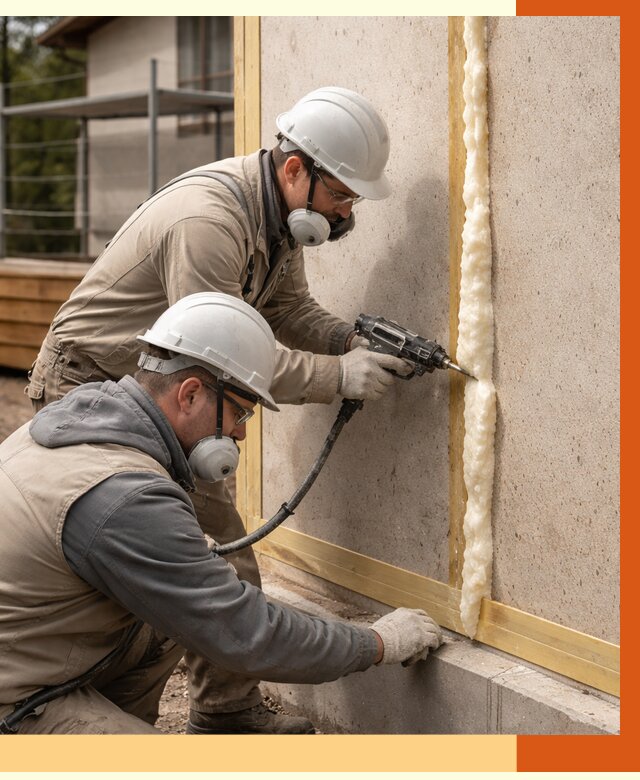 Утепление сип панелей ППУ в Когалыме от 4962 руб. под ключ | ТепломастерКгл