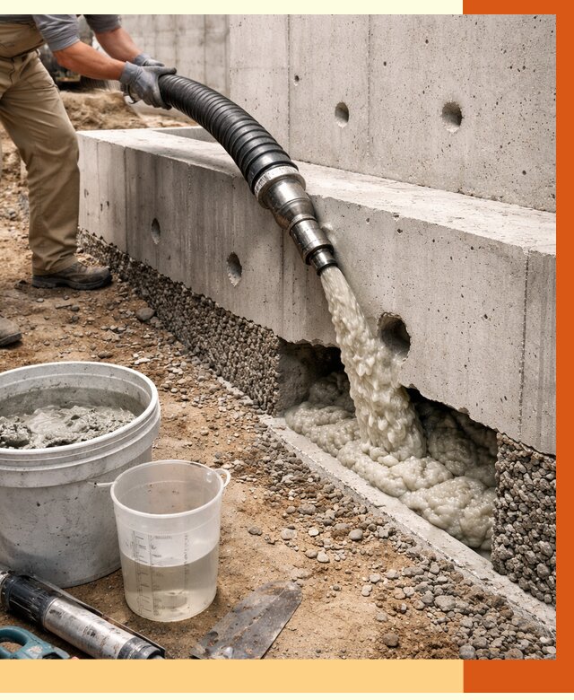 Заполнение полостей фундамента в Когалыме от 7030 руб. под ключ | ТепломастерКгл