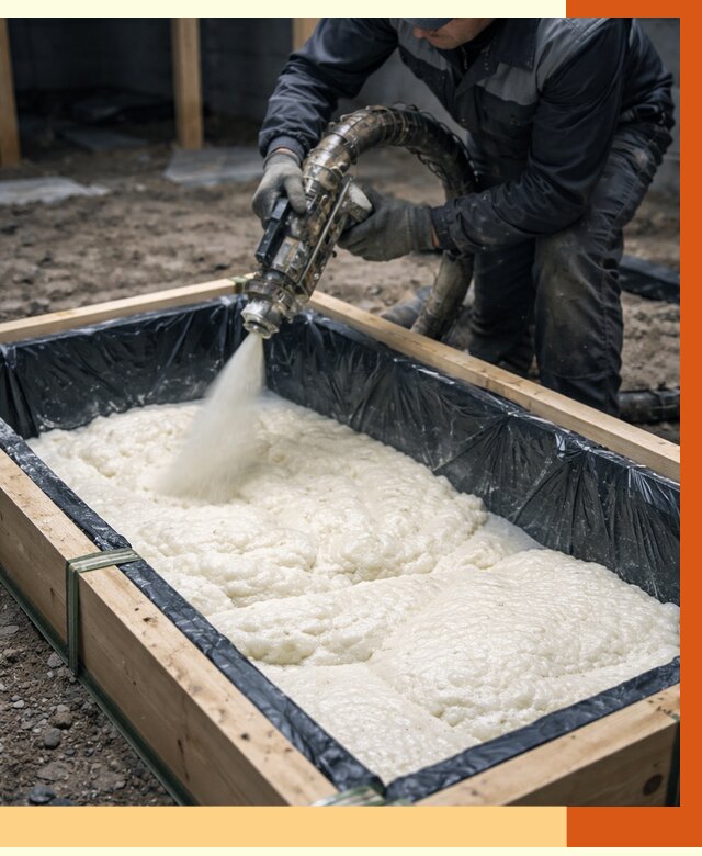 Заливка ППУ в формы в Когалыме от 2585 руб. — утепление форм под ключ | ТепломастерКгл