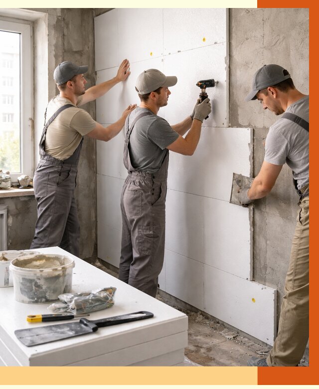 Утепление пенопластом домов и стен в Когалыме от 1913 руб. — ТепломастерКгл