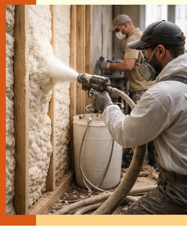 Утепление пеноизолом жилых и коммерческих объектов в Когалыме