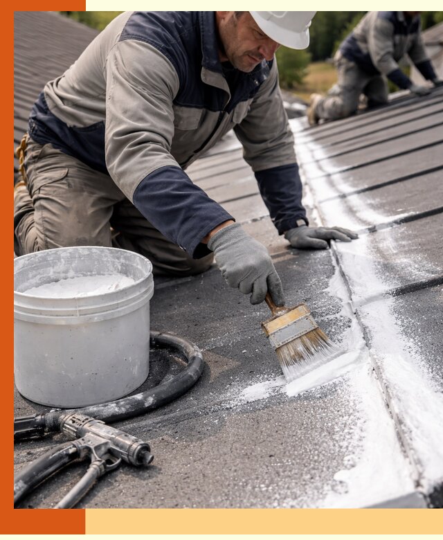 Утепление кровли жидкой теплоизоляцией в Когалыме