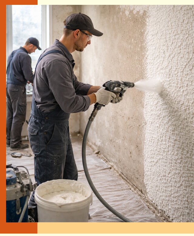 Утепление стен жидкой теплоизоляцией в Когалыме для квартир и домов