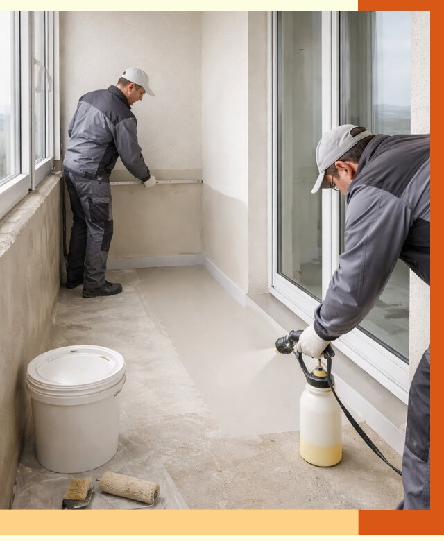 Утепление балкона жидкой теплоизоляцией в Когалыме от 5944 руб./м2 | ТепломастерКгл