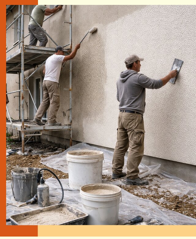 Утепление фасада жидкой пробкой в Когалыме