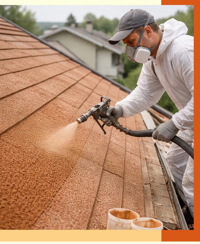 Утепление кровли жидкой пробкой в Когалыме от 2791 руб./м² под ключ | ТепломастерКгл