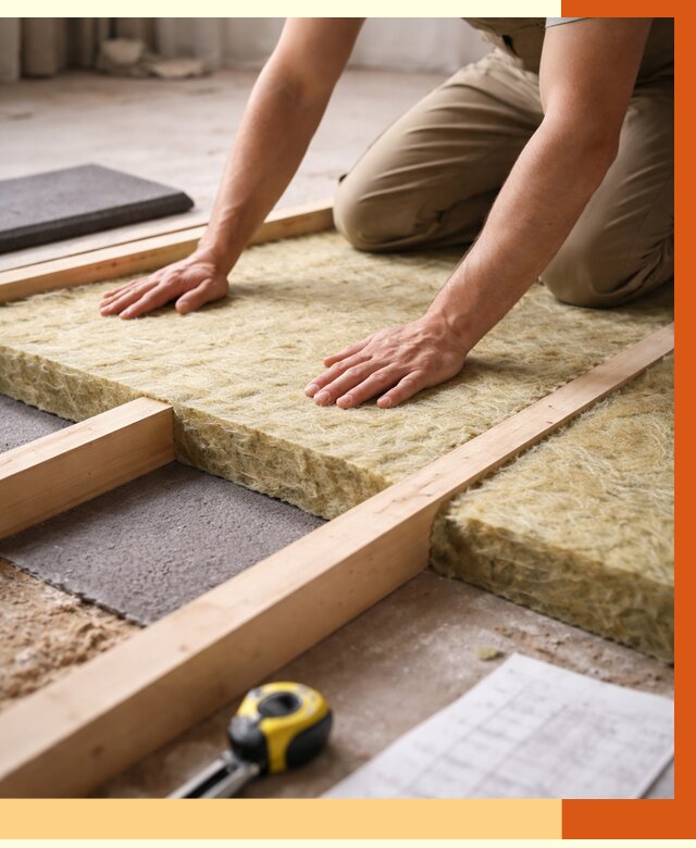 Шумоизоляция пола в Когалыме от 1292 руб./м² — профессиональная звукоизоляция | ТепломастерКгл