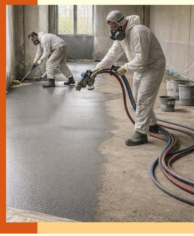 Гидроизоляция полимочевиной полов и конструкций в Когалыме