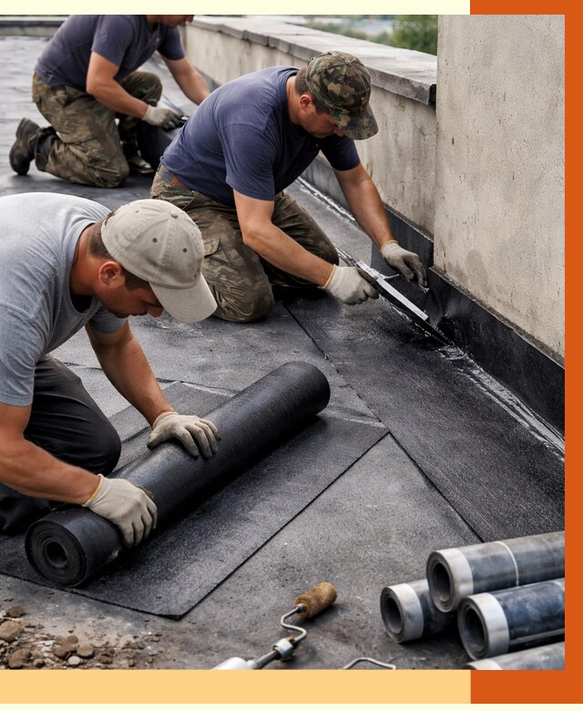 Гидроизоляция кровли в Когалыме от 4652 руб. — профессиональная гидроизоляция крыши | ТепломастерКгл