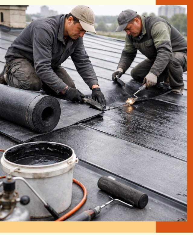 Гидроизоляция фальцевой кровли в Когалыме от 7754 руб. под ключ | ТепломастерКгл