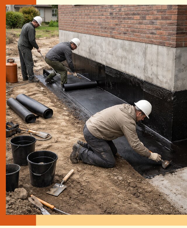 Гидроизоляция фундамента в Когалыме: надежная защита строений